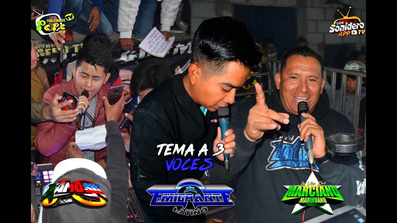 💥SONIDO FAMOSO INVITA A EMIGRANTE LATINO JR Y LA VOZ DEL MARCIANO MARIHUANO EN CABRERA 😱