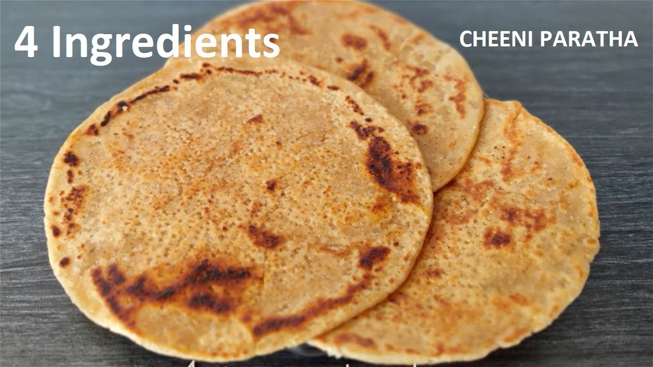 Lockdown special Cheeni Ka Paratha - Meetha Paratha - Sugar Paratha - Oil free - Quick and Easy