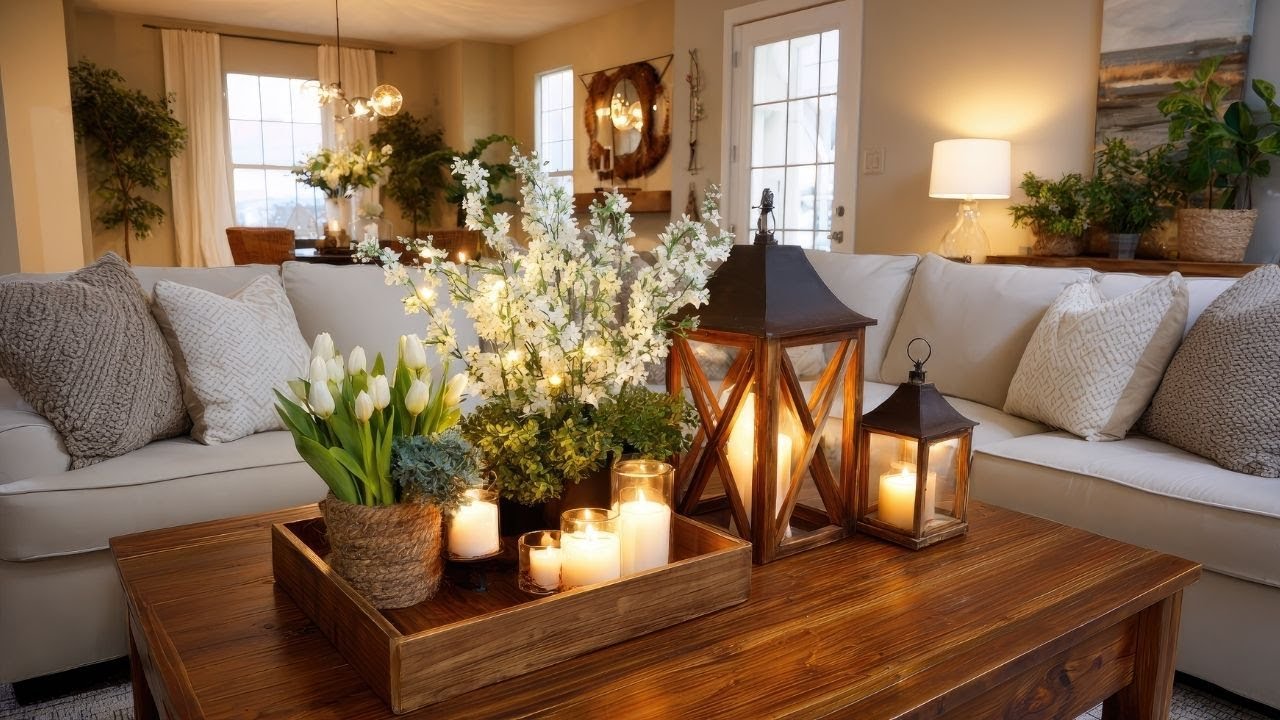 The Perfect Cozy Spring Home 🌷| DIY Farmhouse & Timeless Rustic Decor with Soft, Beautiful Colors