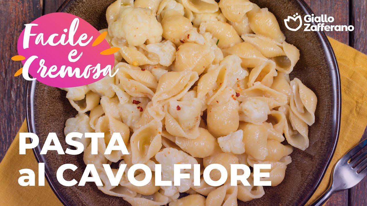 PASTA con CAVOLFIORE - pochi INGREDIENTI per un piatto SUPER CREMOSO🥰🌿🤍