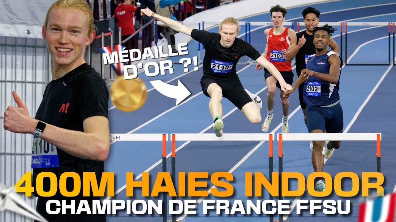Championnats de France Universitaire 400m Haies - Médaille d'OR aux Frances ? - Lucas VIVIN