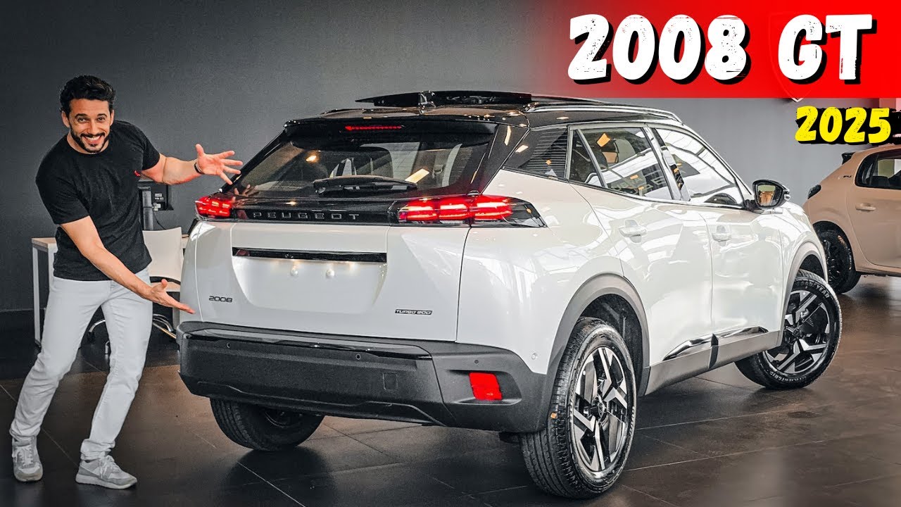 PEUGEOT 2008 2025 versão GT no branco perolizado