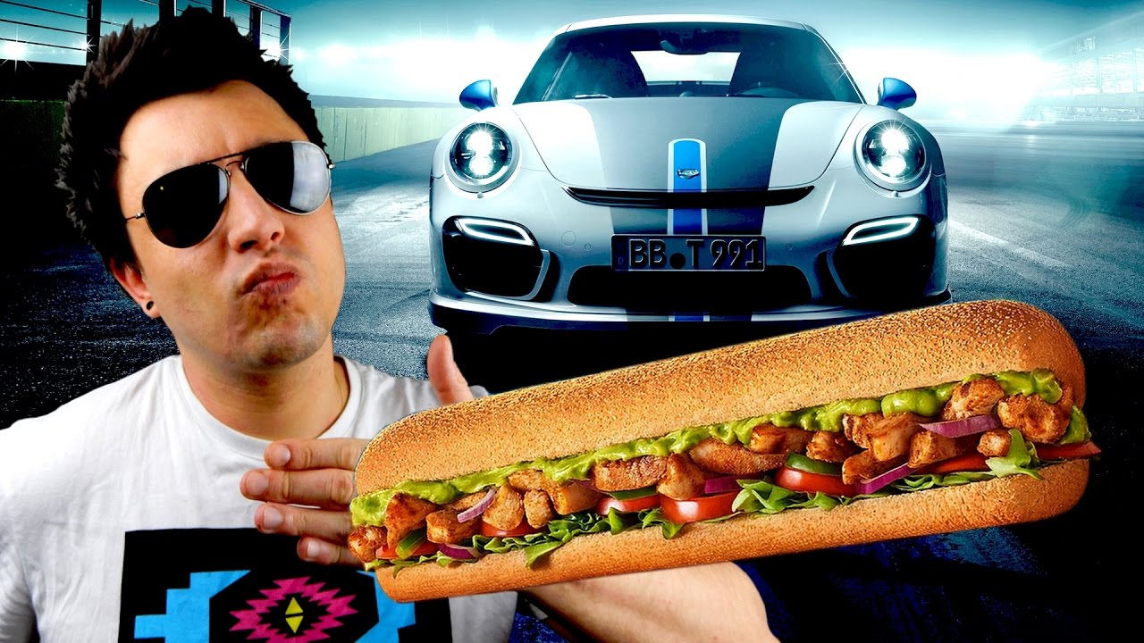 DÉGUSTATION : SUBWAY MEXICANO... EN PORSCHE !