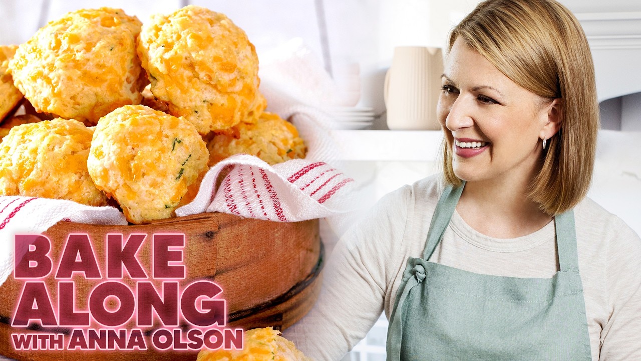 How to Make Chive & Cheddar Biscuits! | Bake Along w/ Anna Olson
