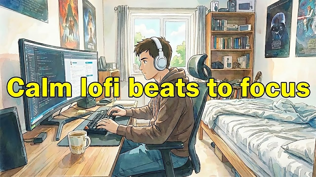 Calm lofi beats to focus ✨ | study | work | reading 🌿 #lovelofisongs