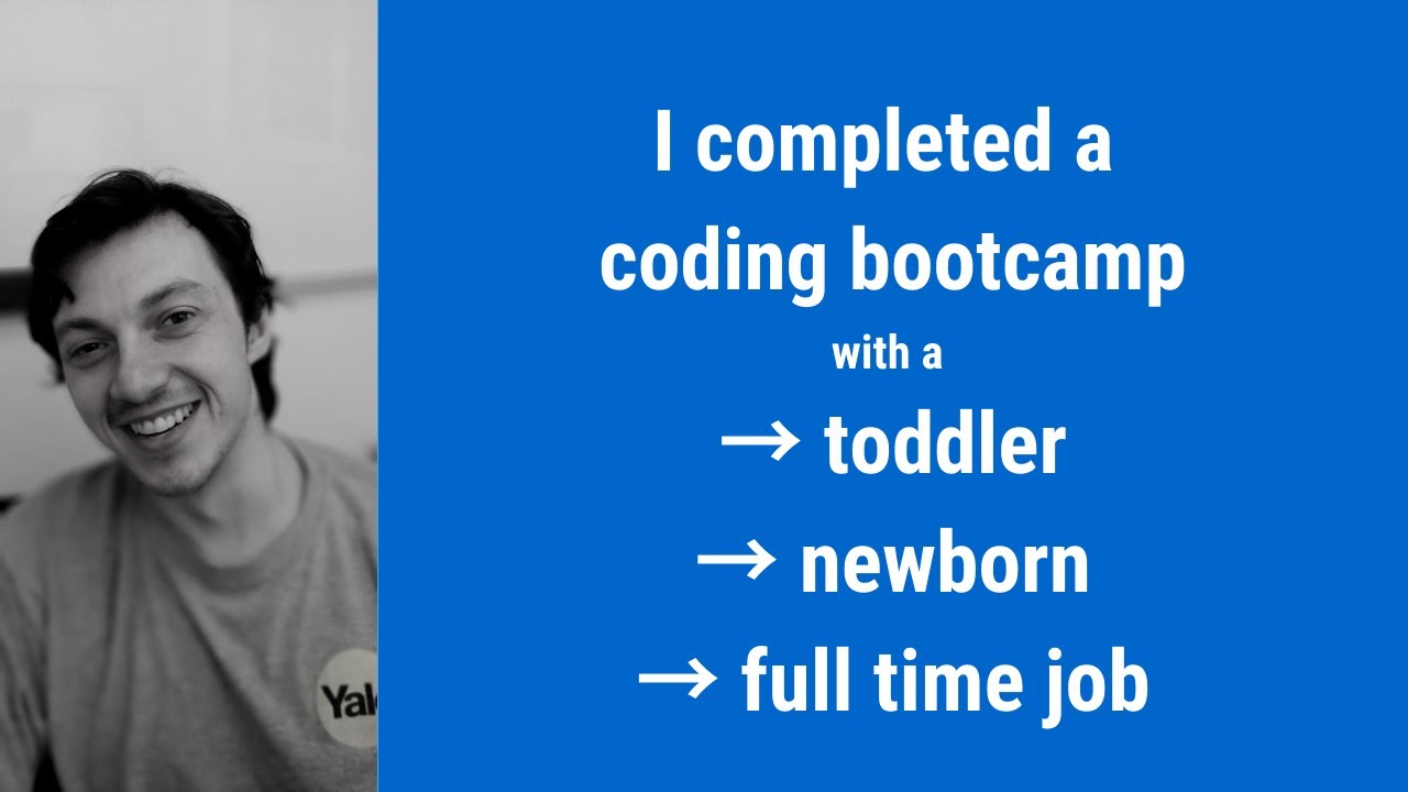 How I completed an online coding bootcamp with a newborn and a toddler while working full time
