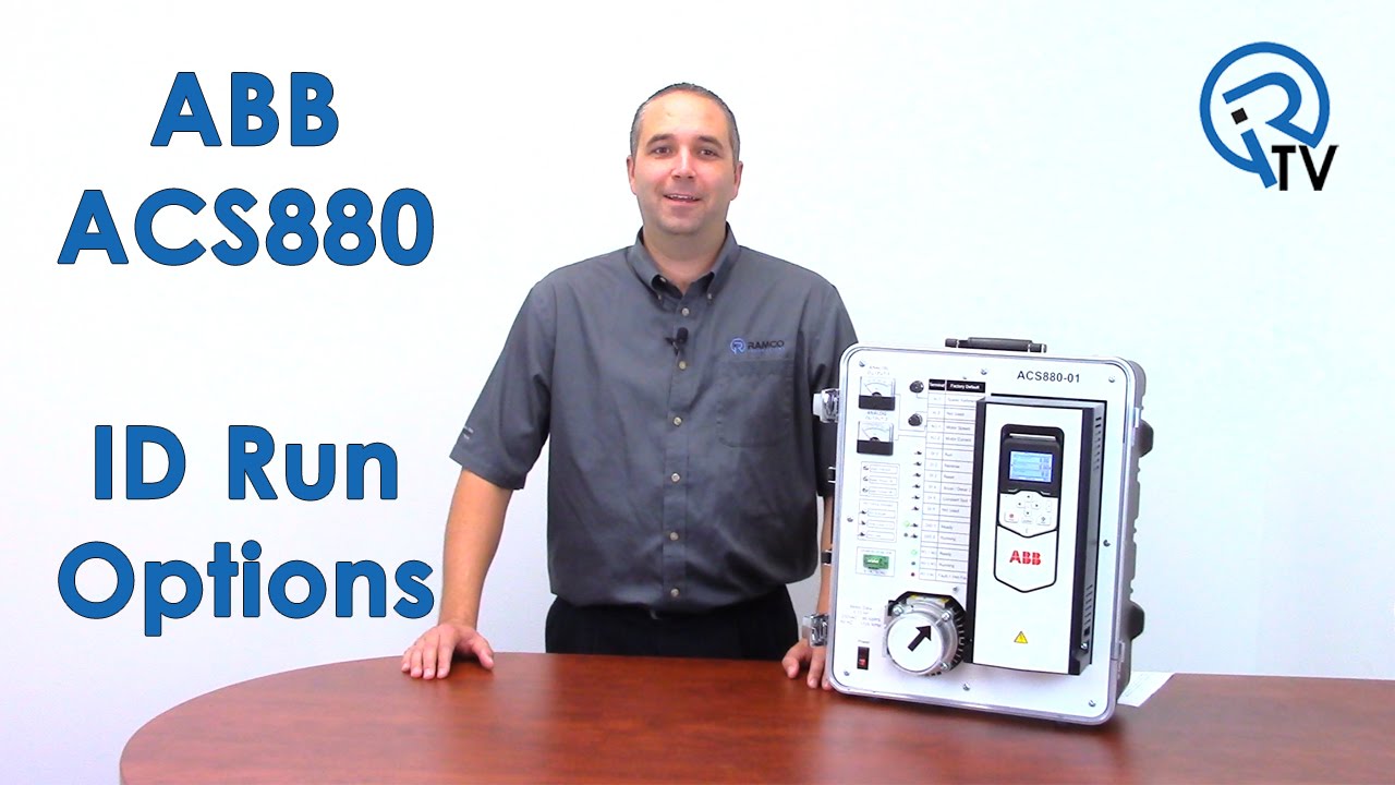 ABB ACS880 ID Run Options