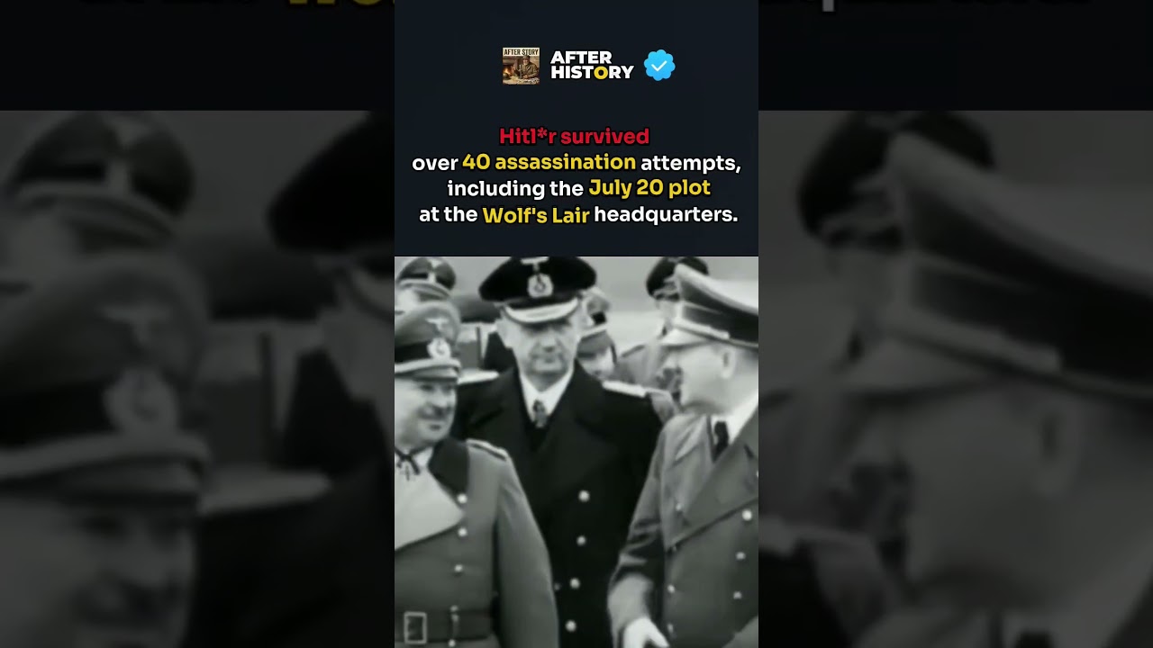 Why Was Hitler So Hard to Kill? 40+ Failed Attempts Explained