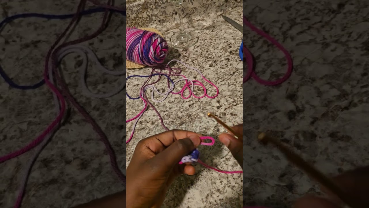 Welcome to my channel in this channel we're gonna crochet fun stuff