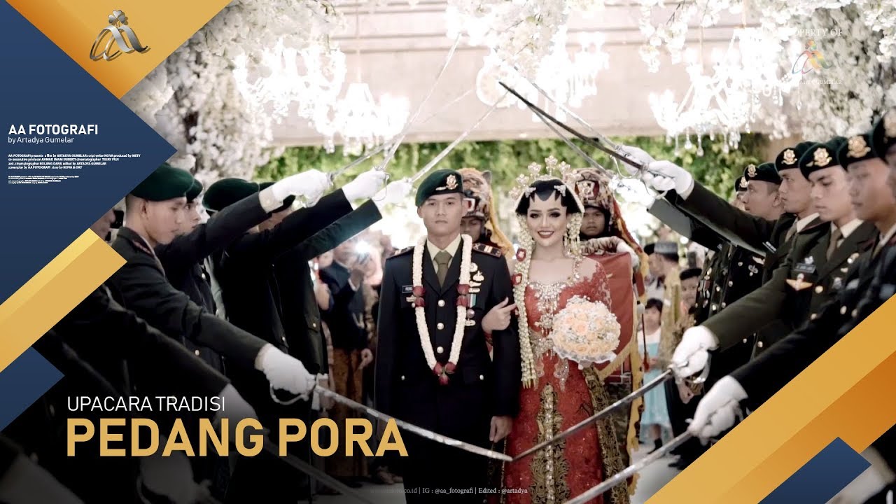 Upacara Tradisi Pedang Pora Cakra Kostrad | Dewi & Ferdi | Balai Sudirman Jakarta