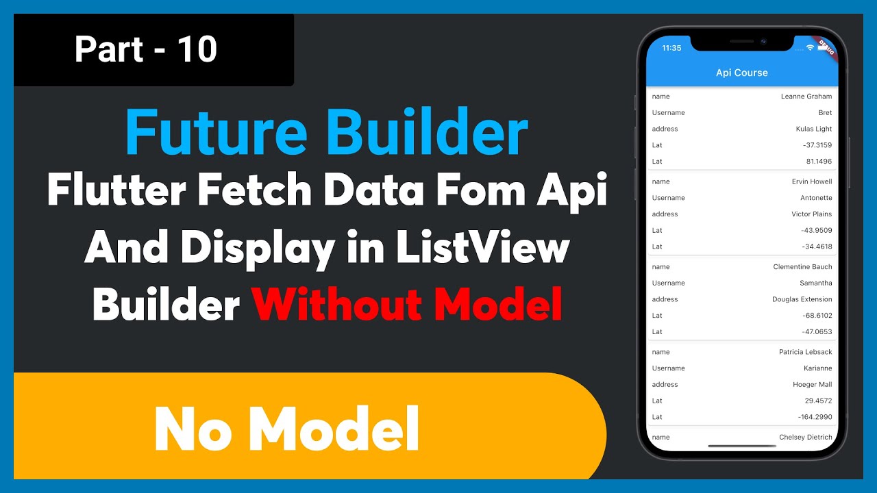 Part - 10 | Building List with Complex JSON Data WithOut Model Flutter Get API Call with null safety