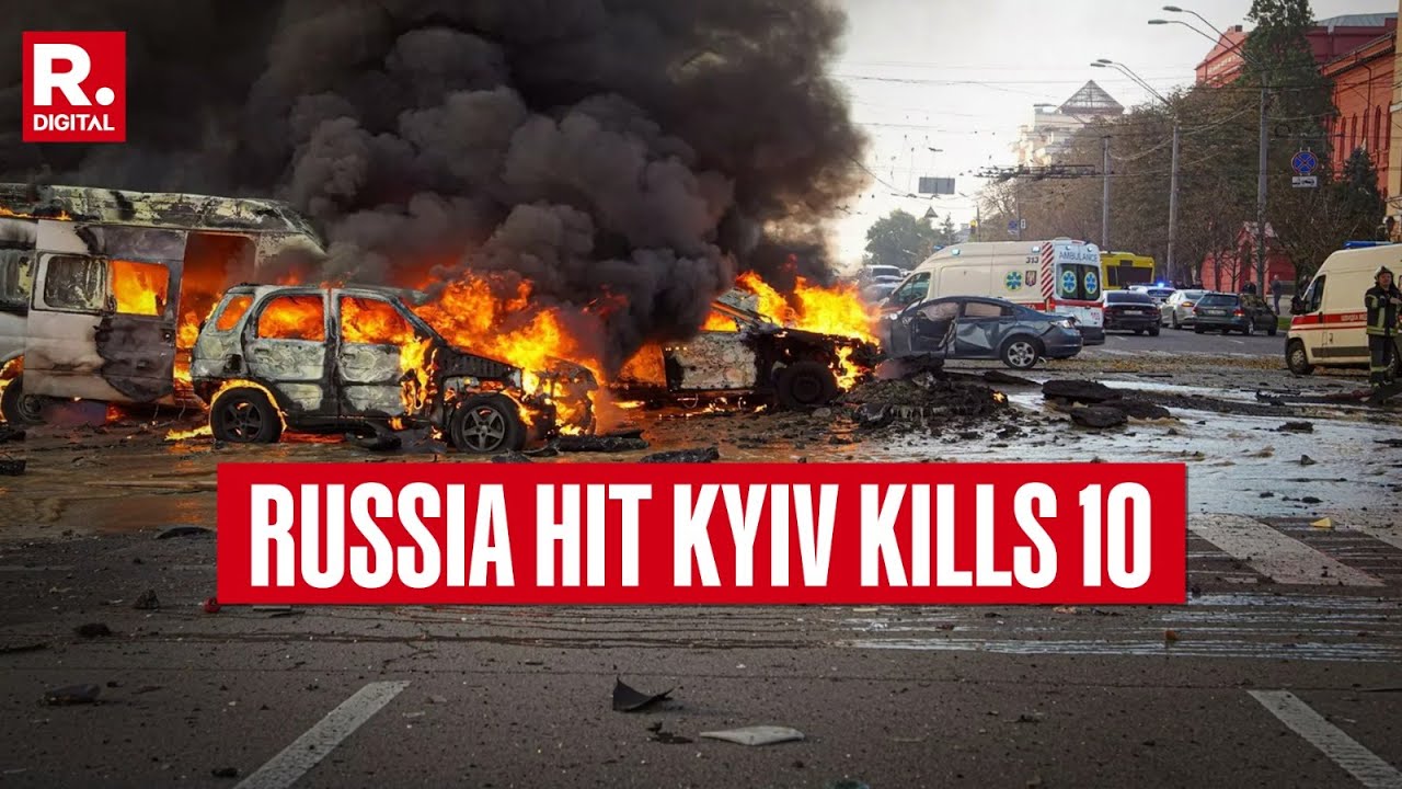 Russia-Ukraine Conflict: Russian Missile And Drone Attack On Kyiv Kills 10, Injures 38 | Ukraine