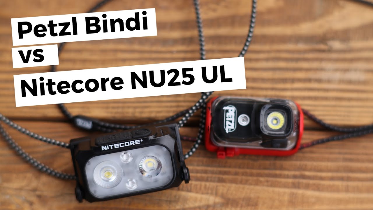 Petzl Bindi vs Nitecore NU25 UL