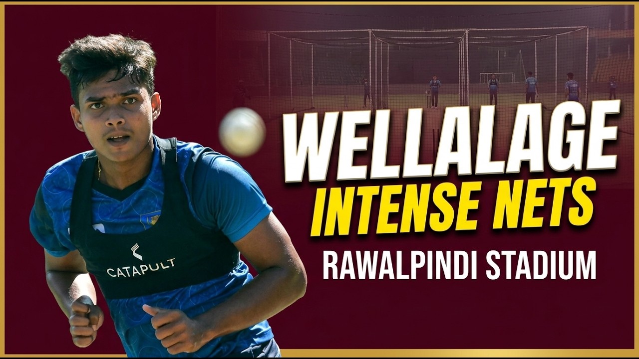 Dunith Wellalage Intense Bowling Practice in Nets Before Pakistan Match | Sri Lanka I WAHJOC Sports