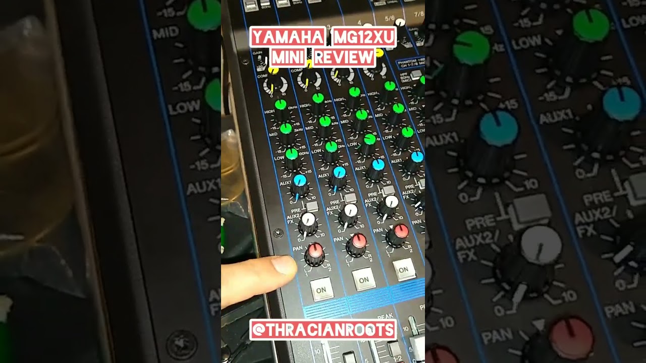 Best mixer for home studios?? Yamaha MG12XU review. 💥#homestudio #recordingstudio   #musicproducer