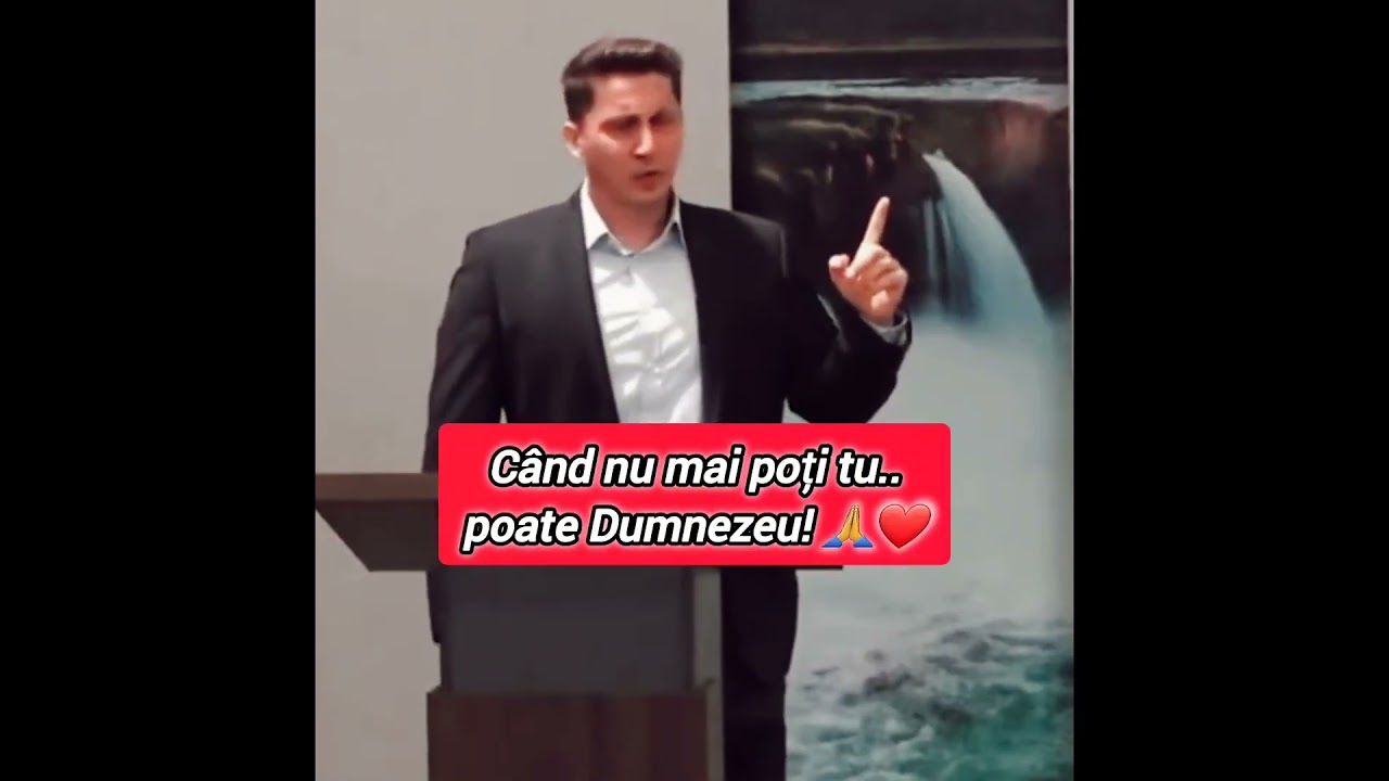C&acirc;nd nu mai poți tu.. poate Dumnezeu! 🙏❤️ - Pastor Tiberiu Pop #&Icirc;mbărbătareșiZidireSpirituală