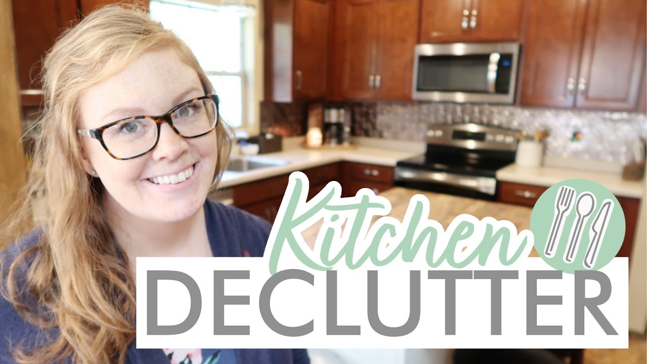 REAL LIFE 😜 Naptime Kitchen Declutter with Me 🍴 || MINIMIZE + ORGANIZE