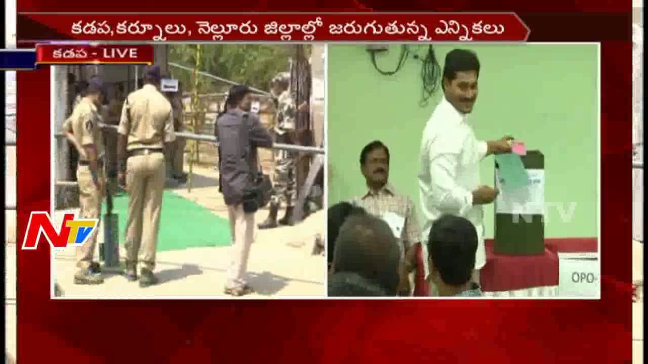 MLC Election Continue in Kadapa || YS Jagan Cast His Vote || YSRCP Vs TDP || NTV