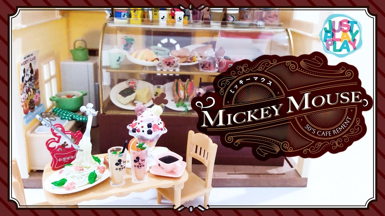Re-Ment - Mickey Mouse 50's Cafe (Complete Set!)