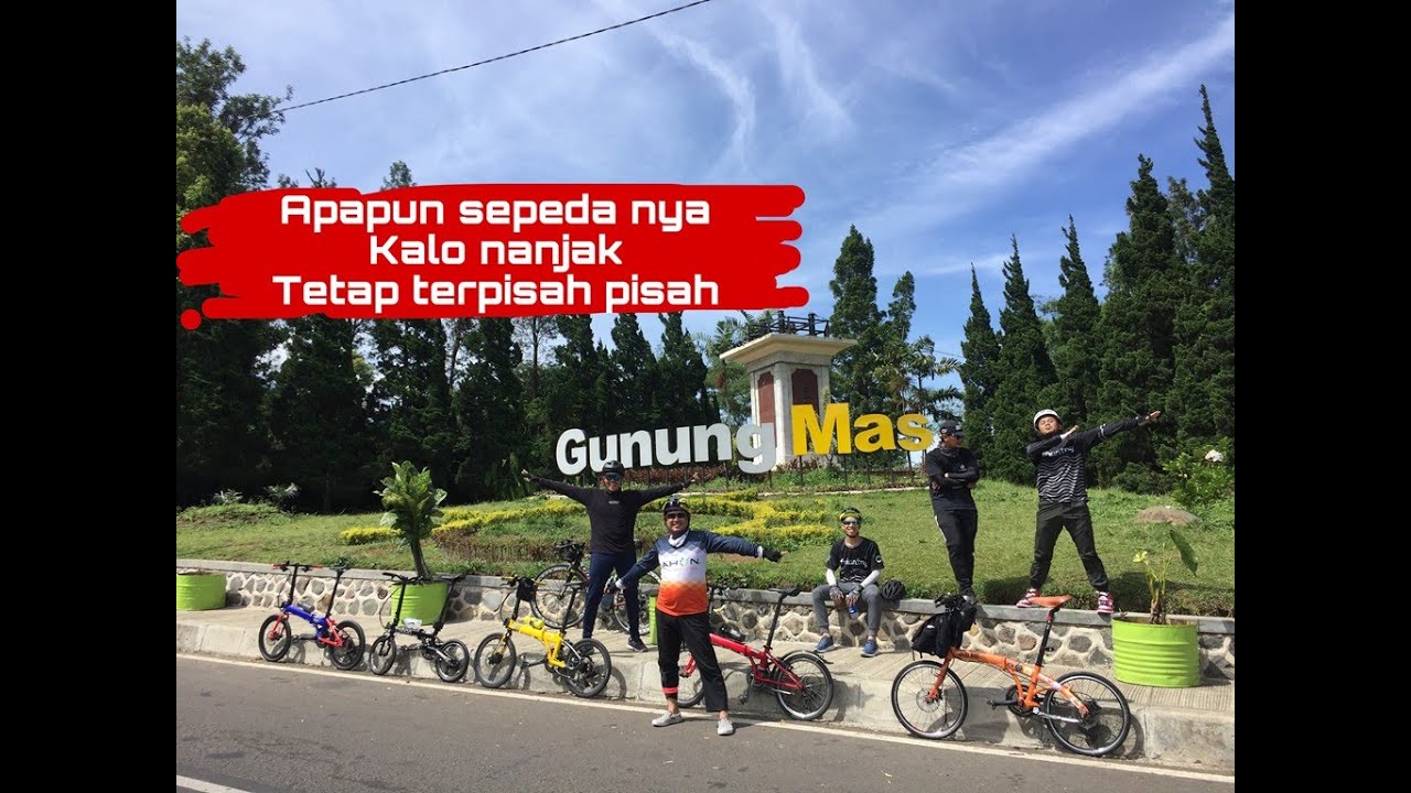 Gowes nanjak pakai seli, anti loading angkot