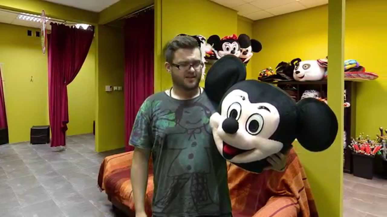 Kostium Happeningowy - Maskotka - Myszka Mickey w Magicznym Kufrze