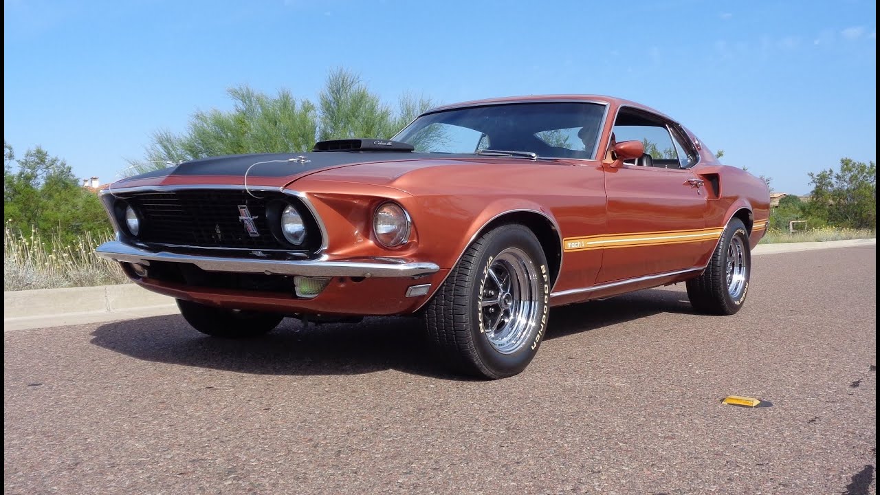 1969 Ford Mustang Mach 1 428 Super Cobra Jet in Indian Fire & Ride - My Car Story with Lou Costabile