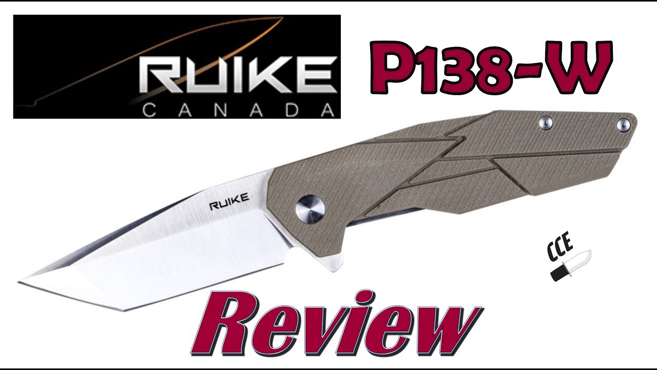 Ruike P138-W Review. New mid- 2017. The BEST Tanto Folder (for only $55USD)?!?!