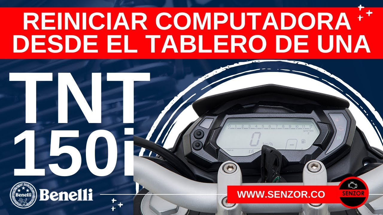 REINICIO DE COMPUTADORA DE UNA #BENELLI #TNT150i  Y #AKT #TT250 DESDE EL TABLERO 🔥