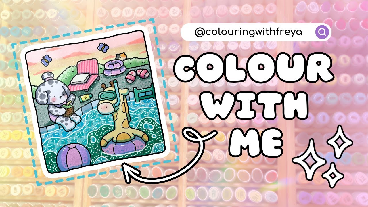 Colour and Chat with Me - Cozy Days by Coco Wyo - Alcohol Markers
