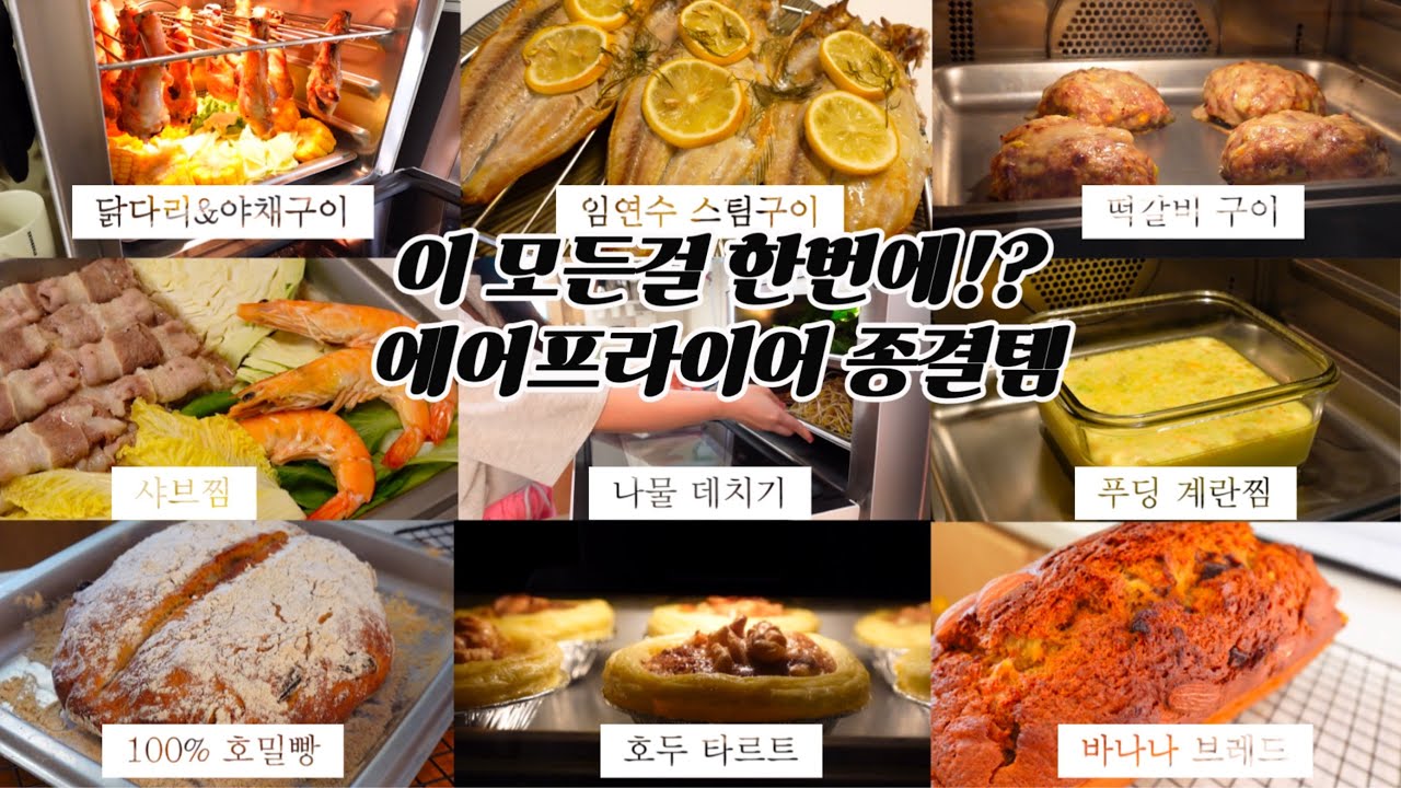 에어프라이어 고민 이제 그만!! 쓰면 쓸수록 만족하는 우리집 만능이❤️ 스팀 에어프라이어 200% 활용하기 , 디디오랩 에어프라이어 공동구매