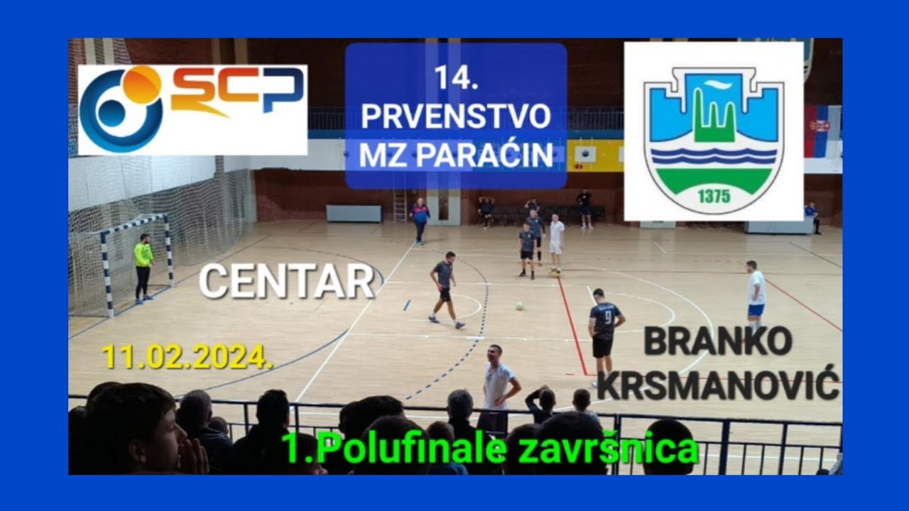 CENTAR-BRANKO KRSMANOVIĆ 4-5(3-3) Završnica utakmice penali 1.Polufinale 14.Prvenstvo MZ Paraćin