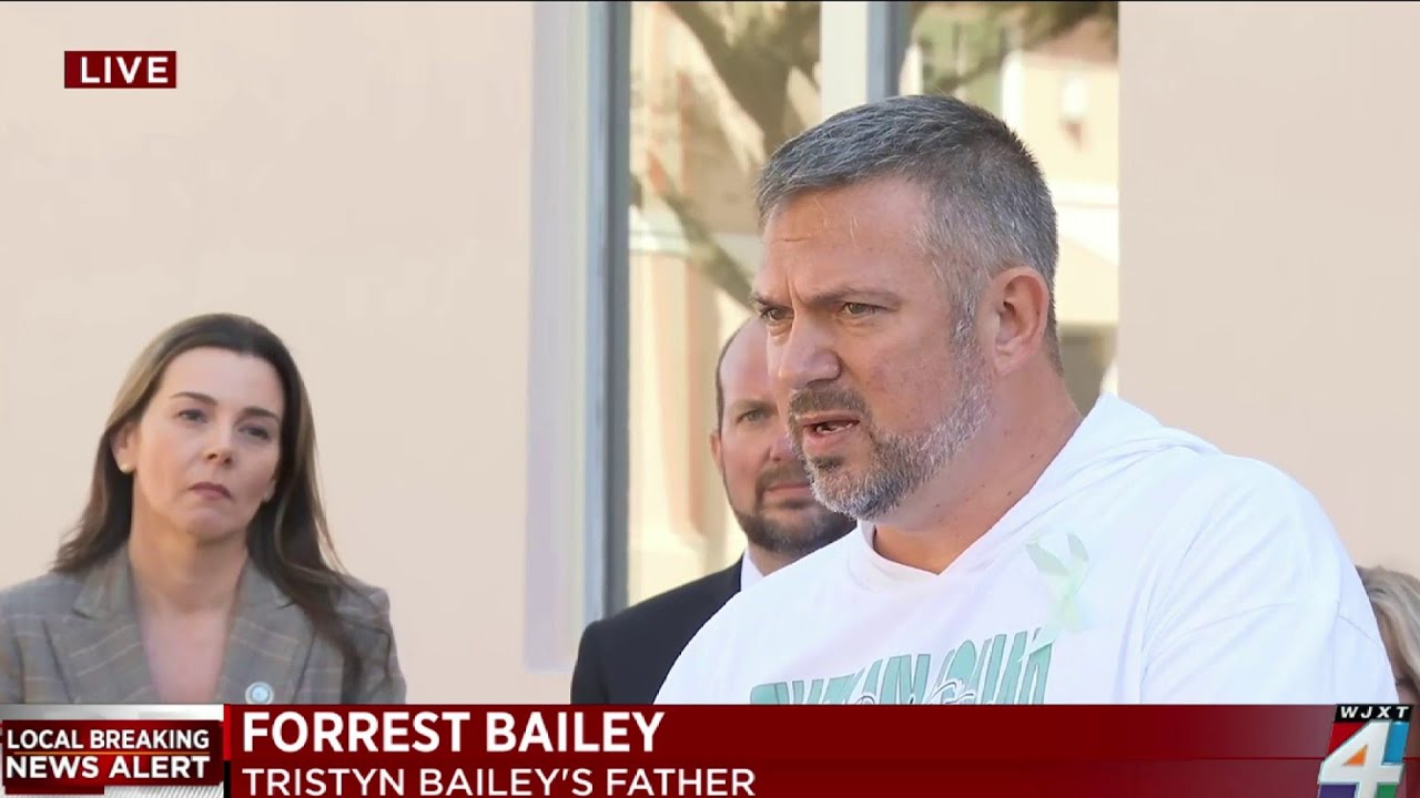 UNCUT: Tristyn Bailey's father speaks publicly after daughter's killer sentenced to life in prison