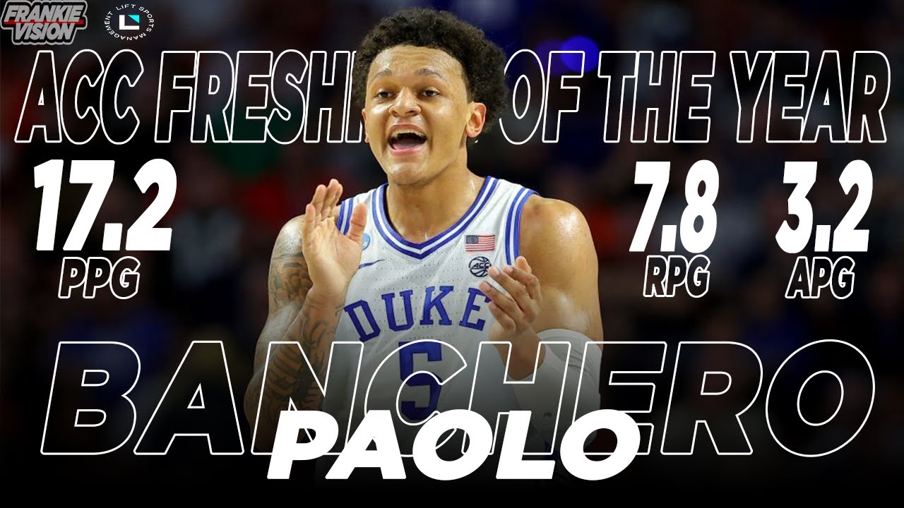 Paolo Banchero Duke Freshman Highlights | 17.2 PPG, 7.8 RPG 3.2 APG |  Magic, Thunder or Rockets?