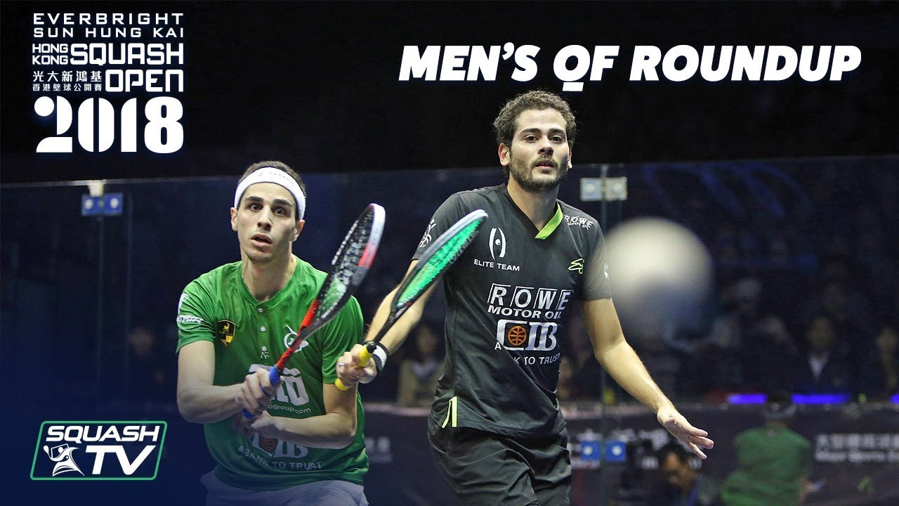 Squash: Men's Quarter Final Roundup - Hong Kong Open 2018