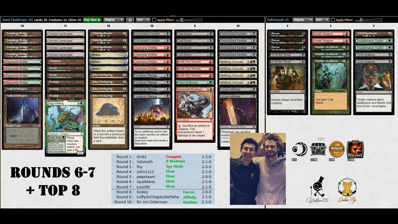 Pauper Challenge Win with Jund - Replay Analysis ft. seasonofmists - Part 2