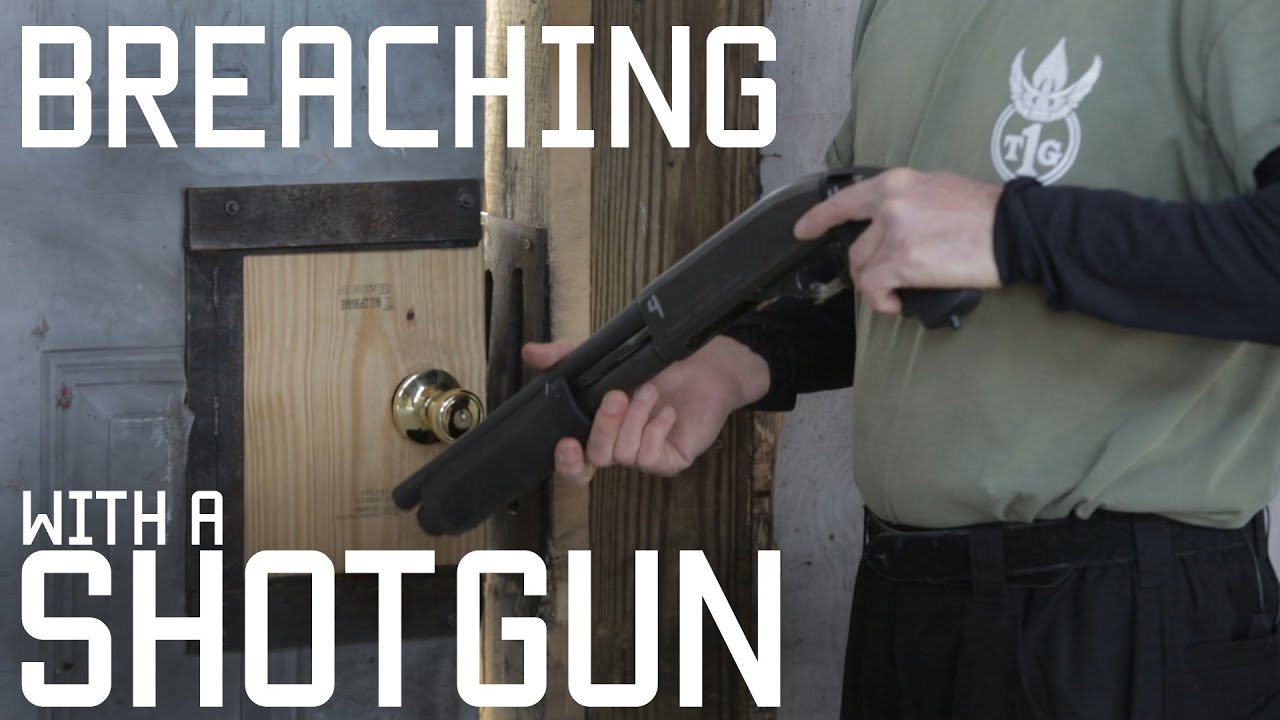 Как выбить дверь с помощью дробовика | CQB дробовик, выбивающий дверь | Tactical Rifleman