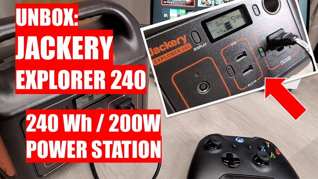 UNBOX: Jackery Explorer 240 - 240Wh / 200W POWER STATION