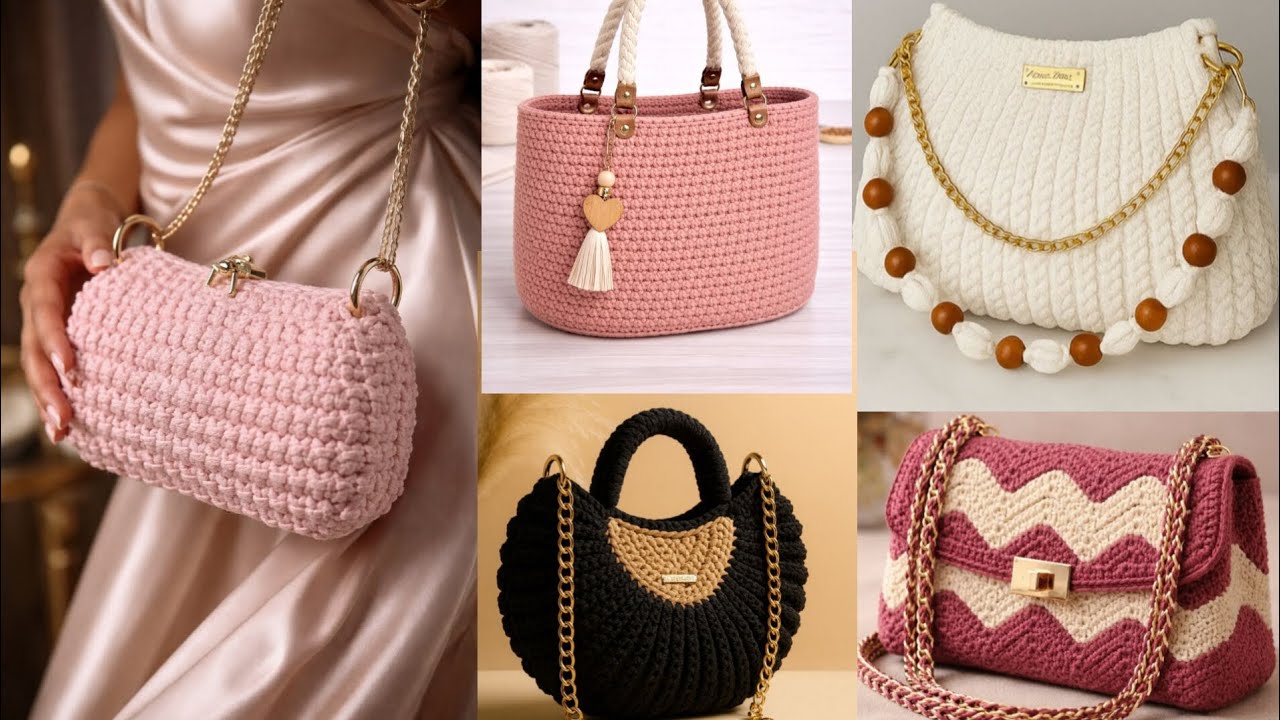 Crochet Designer Handbag Collection | Calm, Creative & Classy Style | ladyloops
