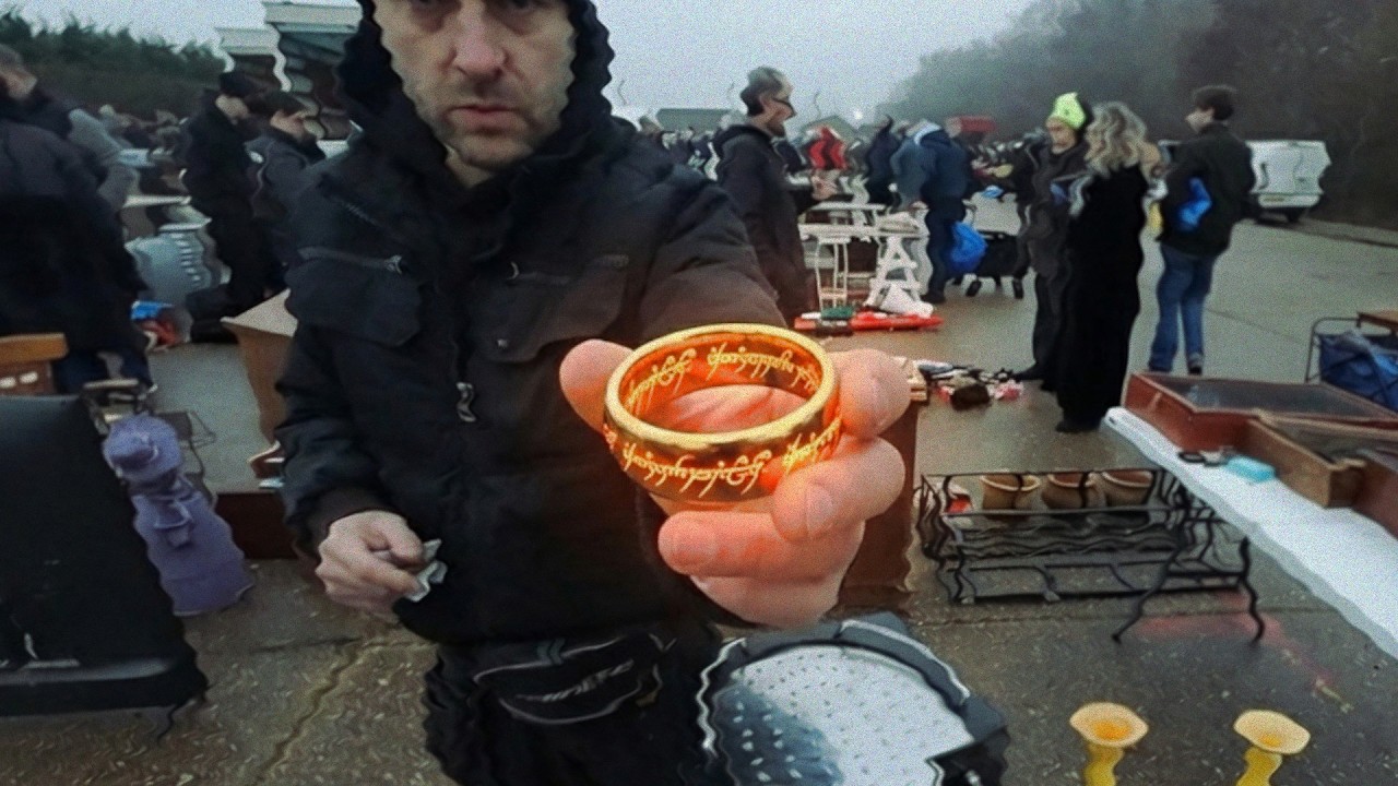 Epic CarBoot Purchases POV. #thrifting #ebay #lordoftherings