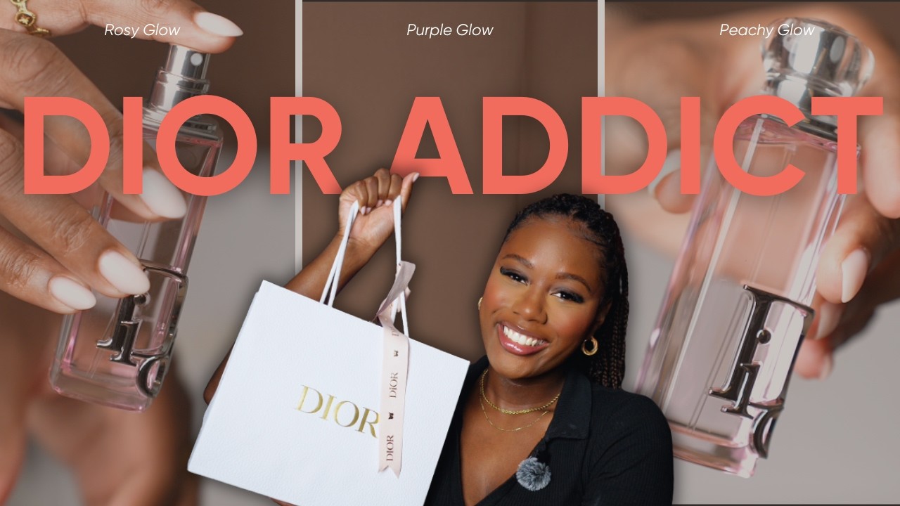 NEW Dior Addict Glow Perfumes Review | Rosy Glow vs Purple Glow vs Peachy Glow | Review #dioraddict