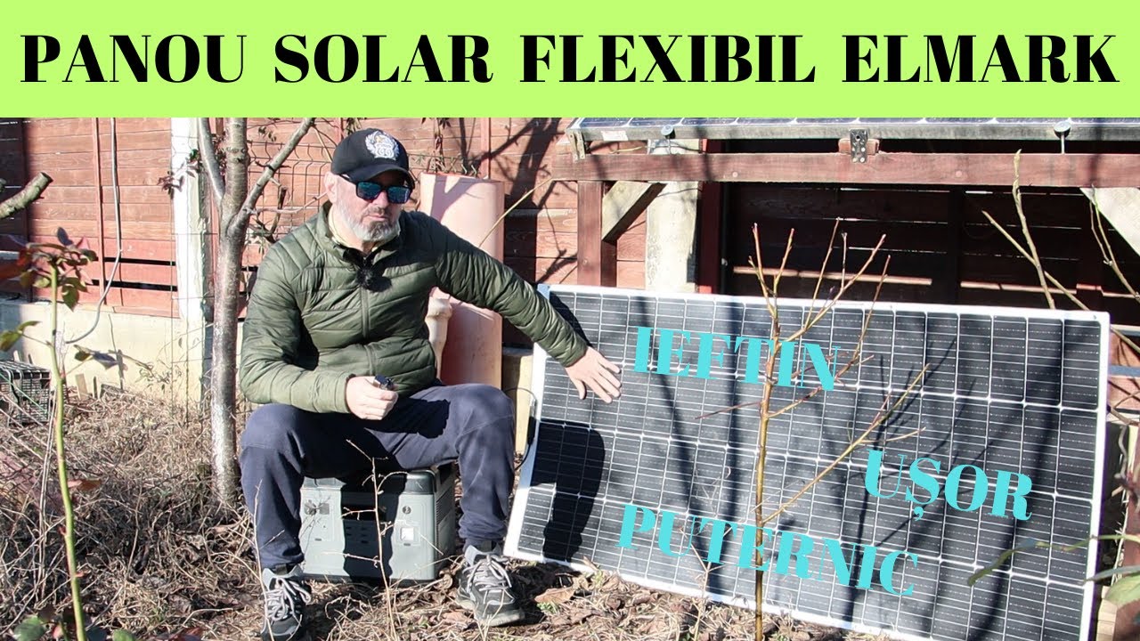 Panou fotovoltaic flexibil Elmark 240 W - super șmecher :))