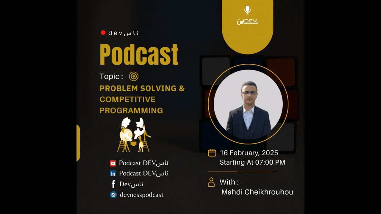 DEVناس episode 17 | Mahdi Cheikhrouhou  | Problem Solving & Competitive Programming