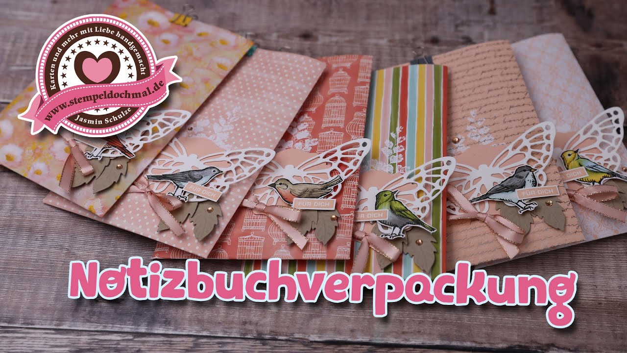 Tutorial: Notizbuchverpackung mit Produkten von Stampin' Up!
