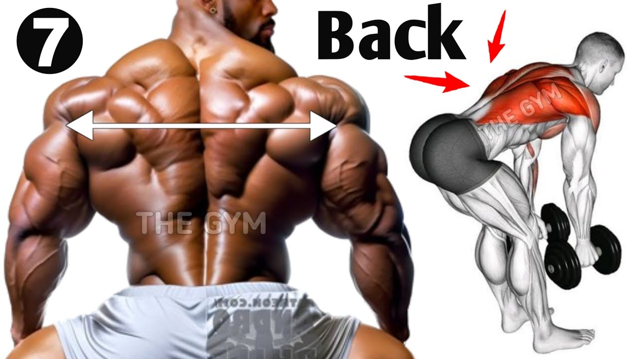 7 Muscle building back exercises ( fastest )