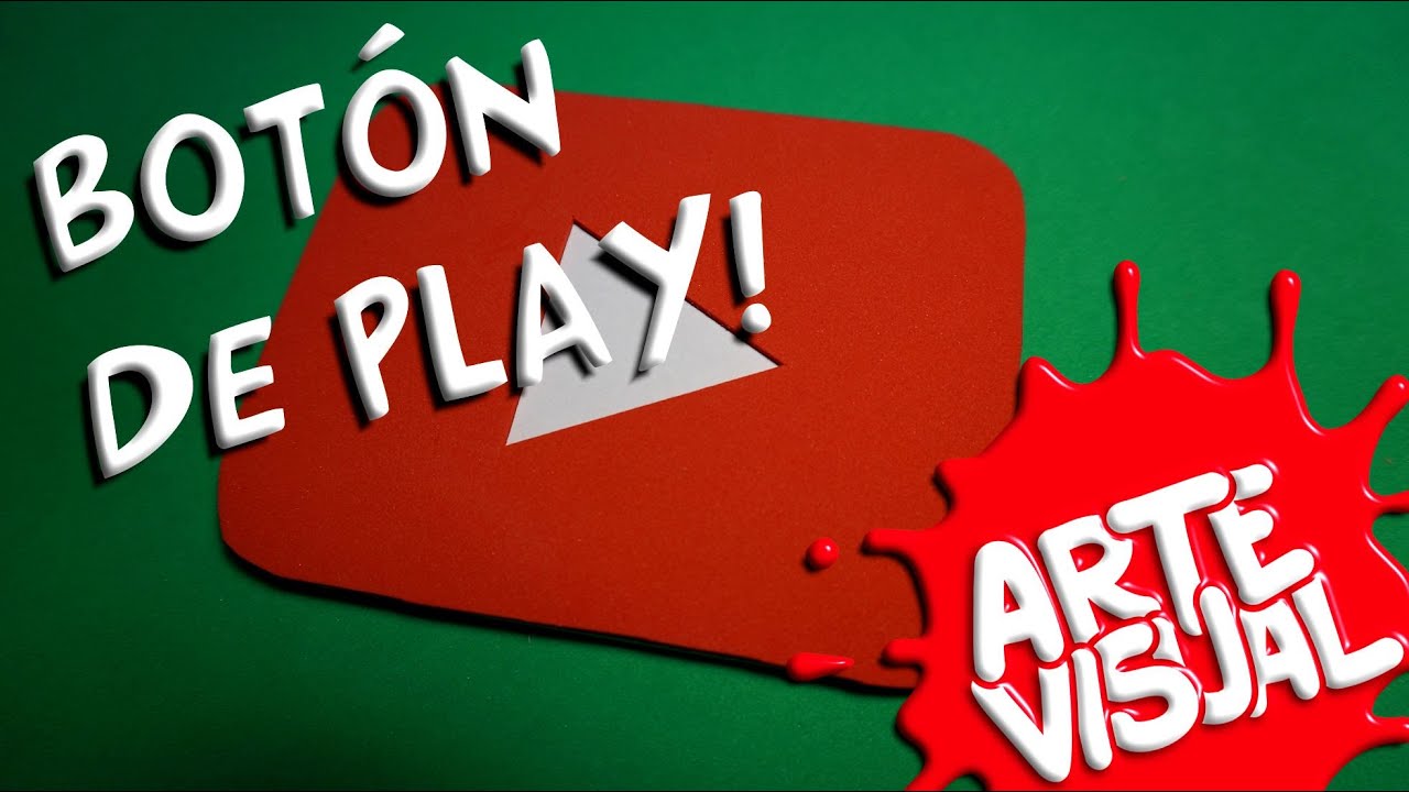 ARTE VISUAL - BOTÓN DE PLAY (PLAY BUTTON) @Olecram_art @artevisual2013