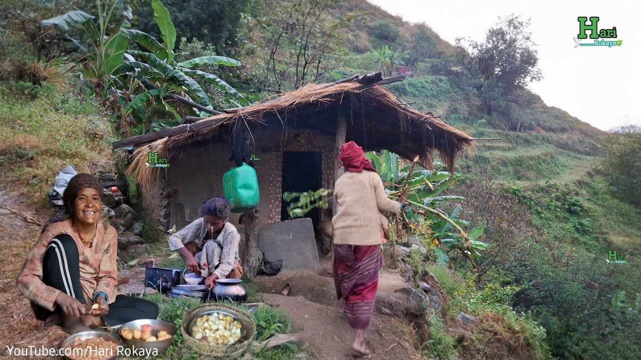 Life in the Hills of Nepal | Simple Village Living & Farming