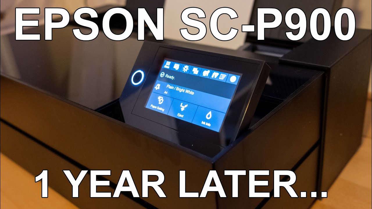 Epson SC-P900: После года печати...