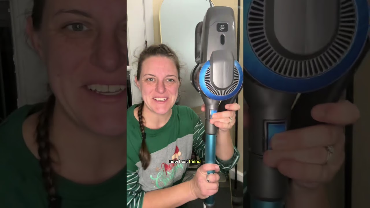 Say goodbye to pet hair, crumbs & dust bunnies with this cordless vacuum!