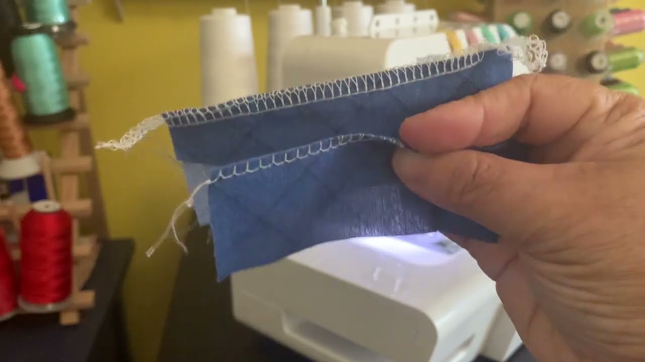 Doing Overcasting Stitching on the Brother SE1900