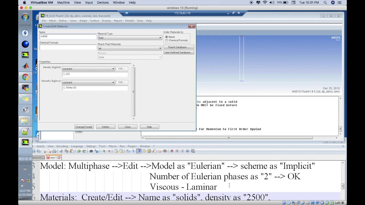 CFD Tutorial #5 : Gas-Solid Fluidized Bed Simulation: Model Setup and Solution Using #Fluent14.5